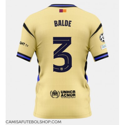 Camisa de time de futebol Barcelona Alejandro Balde #3 Replicas 2º Equipamento 2025-26 Manga Curta Camisa de time de futebol Barcelona Alejandro Balde #3 Replicas 2º Equipamento 2025-26 Manga Curta